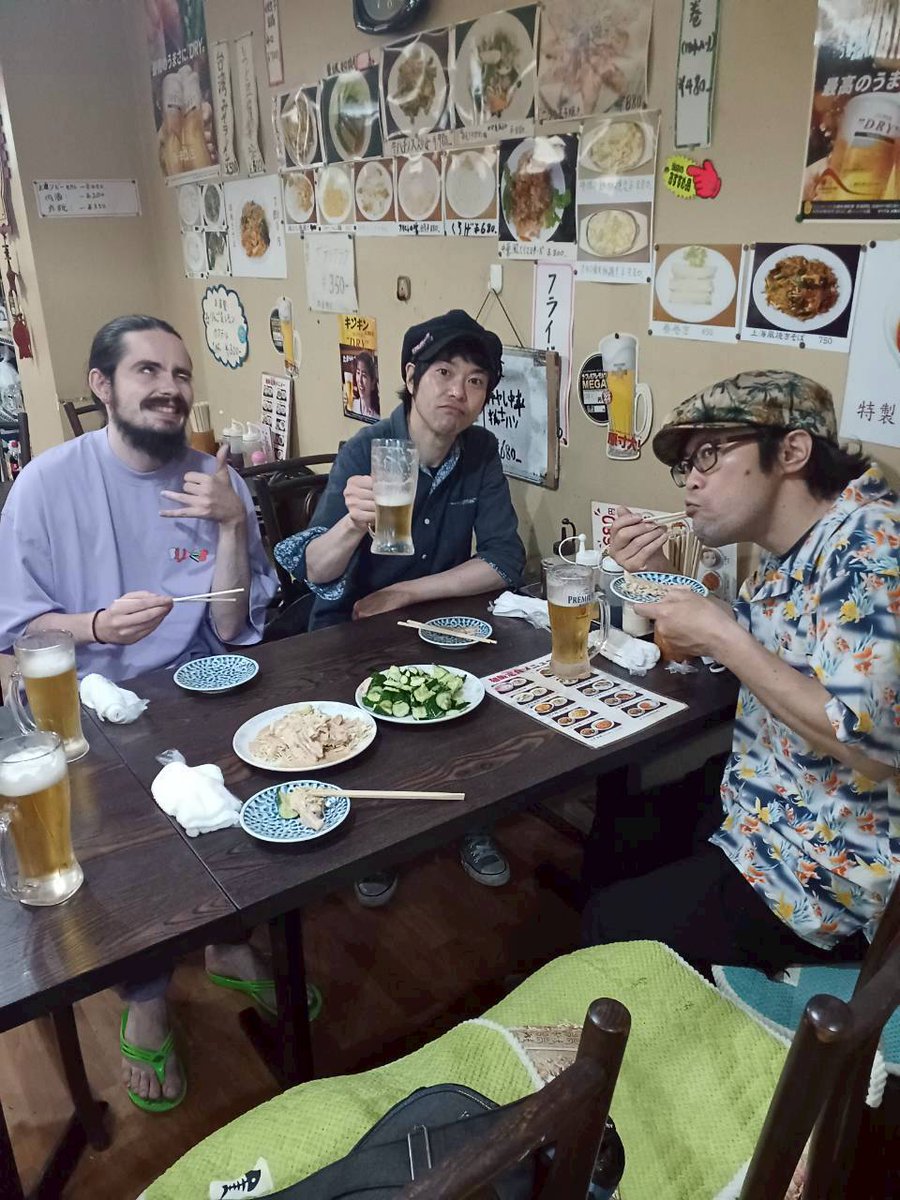 phycho_the's tweet photo. アルバムレコーディングDAY1無事終了ー。in Studio Always西八王子。ベーシックトラック全曲録音完了！ここまで予定通りです。ヤングマン頑張りました💪
もちろんいい感じです❤ https://t.co/XxoO8Jovkc