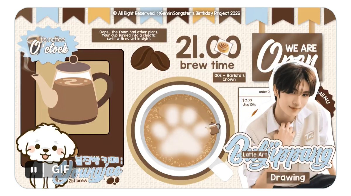 NHINYU's tweet photo. @GeminiSongster Dapet yaa para barista. Boleh siapkan kopinya sekarang? 

@Ygounjae @yowngje @youhgjae @_youngijae @cyngjeh @Yopungjae @youngjdae  @echoiyoungjae @younjage @youngrje @twsyoungjaee @youngjaemu @youngjzai https://t.co/NYzXjskcpH