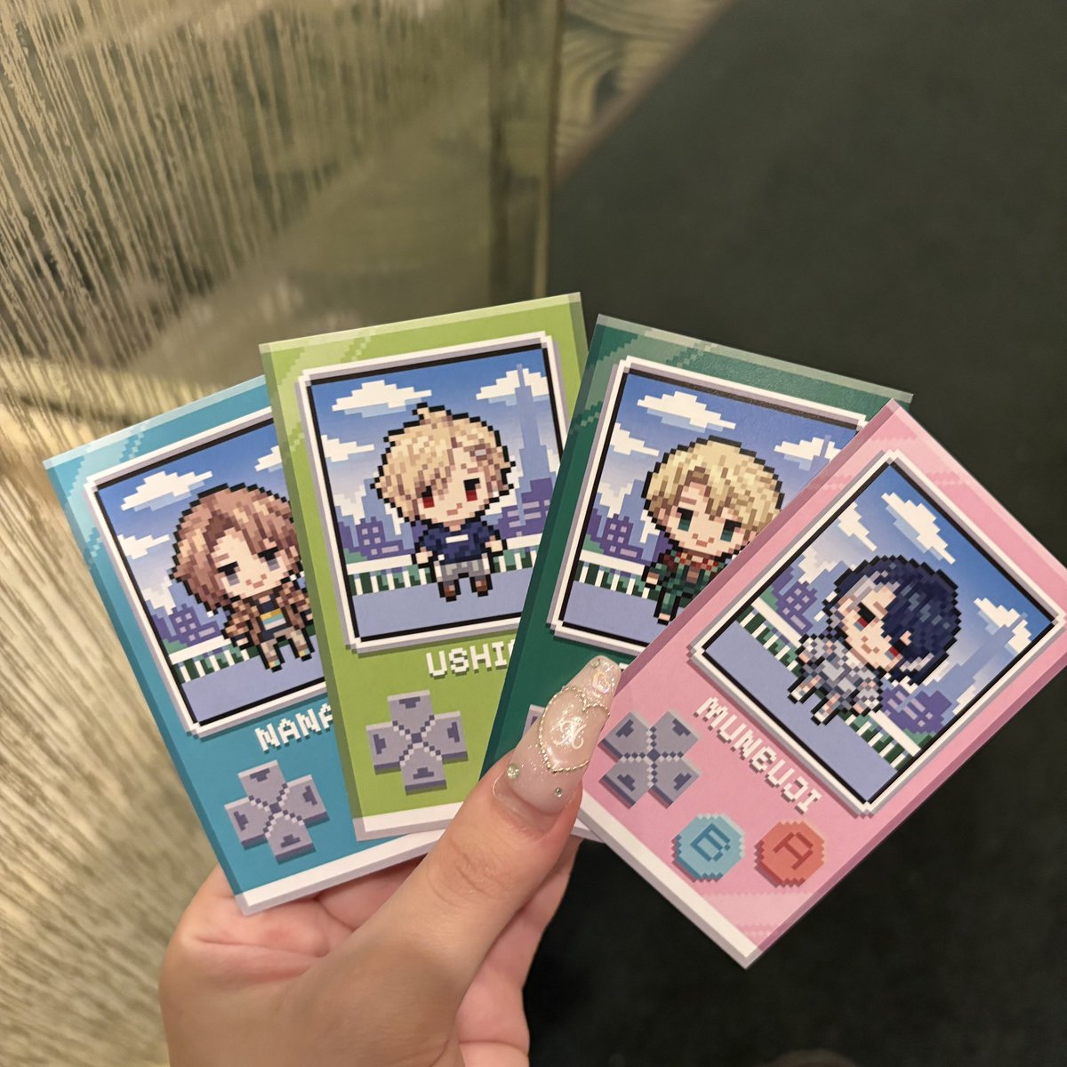 vztex2's tweet photo. 【交換】 エイトリ 18TRIP アニメイト イラストカード 特典

譲） 七基 潮 來人 宗氏

求） 雪風1>椛1>夜鷹1

都内手渡しor郵送
お気軽にお声がけください◎ https://t.co/xxusFXCCXv