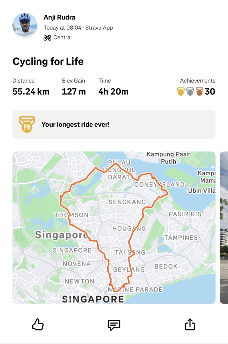RudraRF's tweet photo. Cycling for Life #Singapore #longweekend https://t.co/OCF8r5kEgo