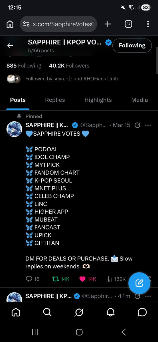 ylvrck's tweet photo. @SapphireVotes00 for #AND2BLE https://t.co/wNRBNxhOgP