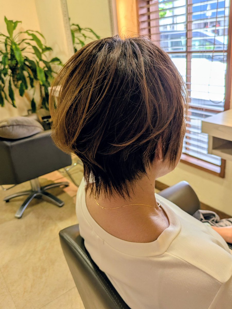 tocco16525424's tweet photo. スッキリ
クビレショート🥰
ツヤ復活✨️
#ヘアケア
#クビレショート https://t.co/Lh53hBZmKe