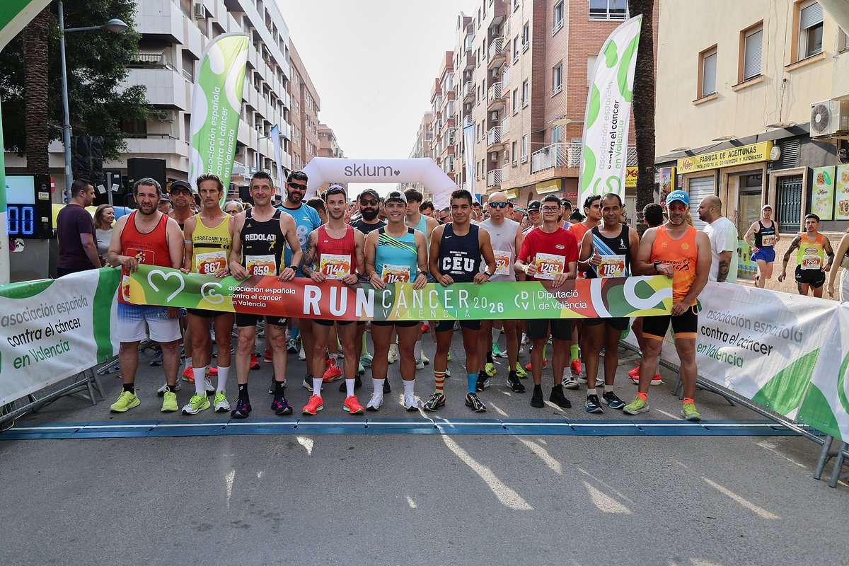 RunCancerVal's tweet photo. Enhorabuena a todos los corredores de Paiporta contra el Cáncer, la cuarta prueba de nuestro nuevo Circuito de Carreras RunCáncer 2026 by @dipvalencia 

Clasificaciones 🏆📲 https://t.co/TIq67HRY94

#YoSoyLaCura🫰🏻 https://t.co/nwx43fksns