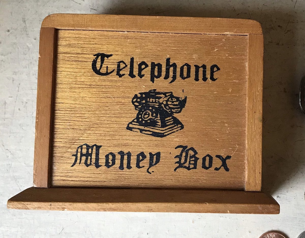 dzharrison's tweet photo. @gman5180 The money box for when the neighbours used your phone. https://t.co/jtarORTLLW