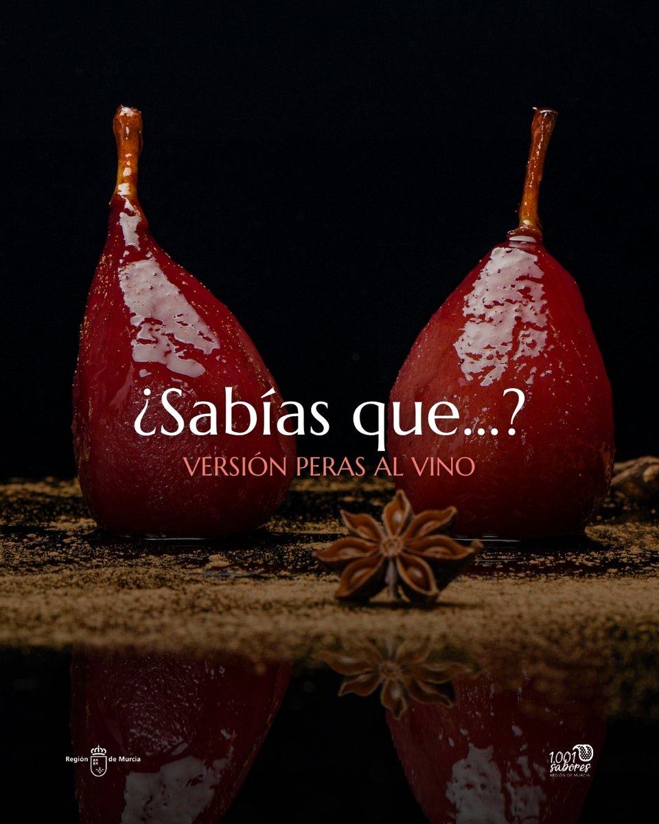 1001SaboresRM's tweet photo. La Región de Murcia también se descubre alejándose del mar...  Hay pueblos, cocinas y productos de interior que merecen una escapada en toda regla. Y así llegamos a Jumilla, directos a conocer sus "Peras al Vino". Un postre delicioso, delicado y con un puntillo 🍷 que no se puede explicar 🤭
Desliza 👉🏽 para conocer más detalles o lee el artículo completo en nuestro blog 👇🏽
 https://t.co/CJFpPxfBSH

#1001SaboresRM #RegióndeMurcia #Gastronomía #PerasAlVino