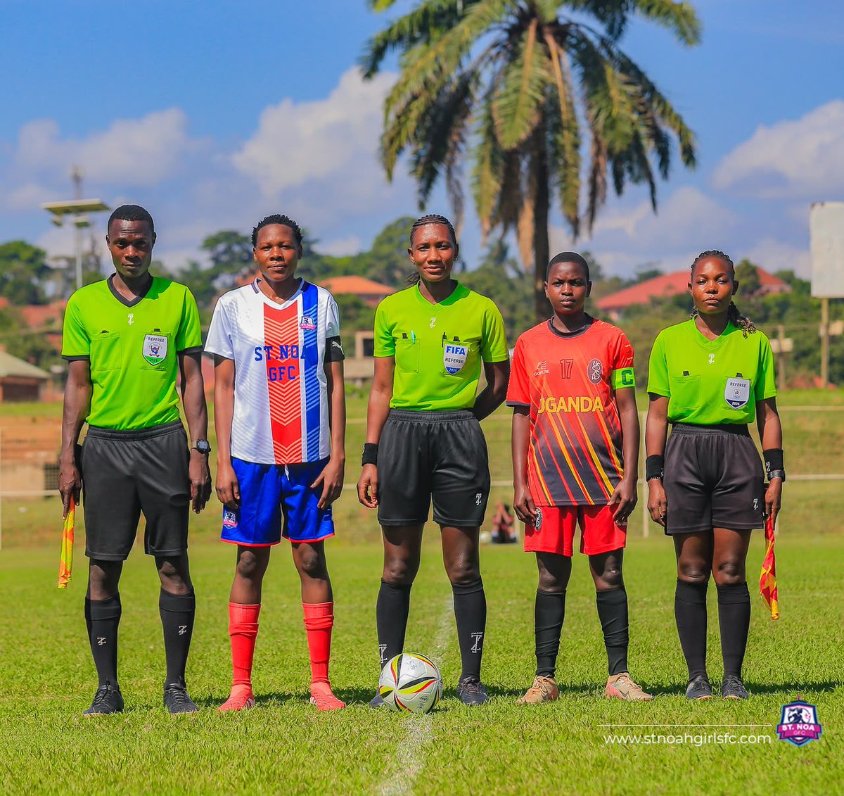 AnomoBarbara's tweet photo. It’s pressure I don’t take lightly leading this team into the quarter finals @GfcNoa @Kamira_Asha @FUFAWomen https://t.co/GjjEpURK45