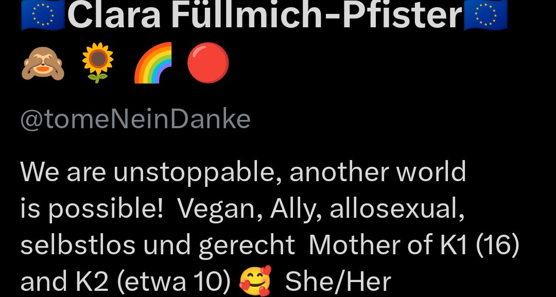 marius_thi's tweet photo. @RotePost Wirklich noch nie in meinem Leben jemanden mit "allosexual" in Bio gesehen. Das MUSS ja Satire sein https://t.co/gVyVaOjnUM