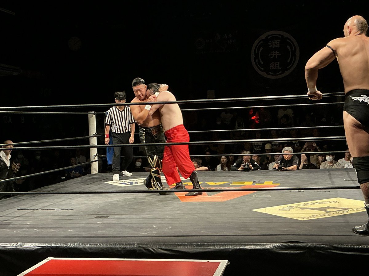 tarzanjizou's tweet photo. プロレスリングA-TEAM × プロレスリング酒井組
セミファイナル https://t.co/yLk6eYjRyr