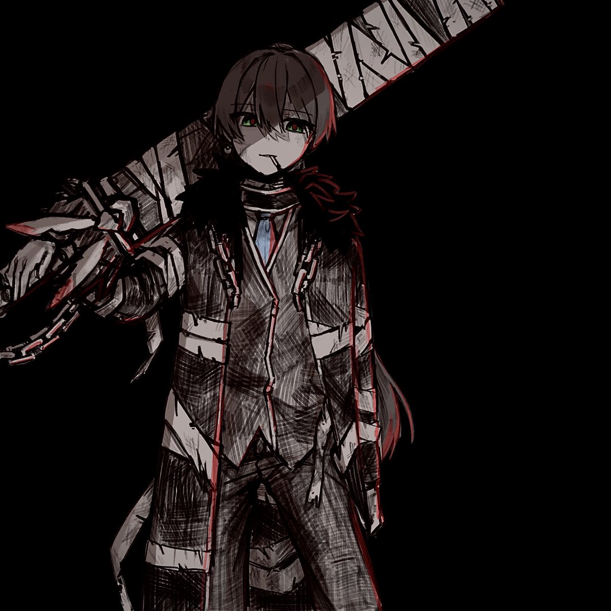 ToL_mri's tweet photo. #不明支部　ユウことツムギ
過去絵 https://t.co/C3OzndfTI1