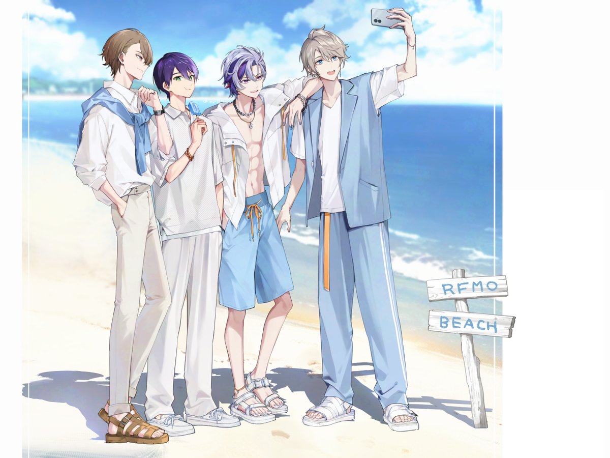 mintaho_02's tweet photo. 夏なんて暑いし犬の散歩ちょっとしかできないし大嫌いだ😢
でもろふまお×夏は大好きだ😢 https://t.co/7dZmCd3AAx