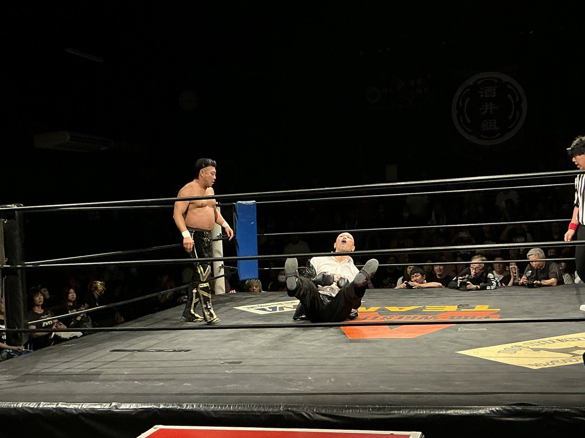tarzanjizou's tweet photo. @_hiroking__ プロレスリングA-TEAM × プロレスリング酒井組
セミファイナル https://t.co/gXF59EOYja