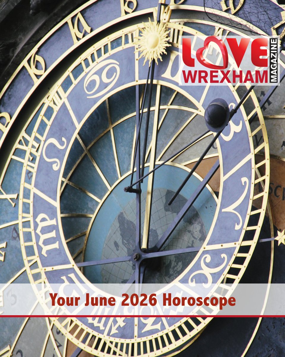 love_wrexham's tweet photo. ✨ June 2026 Horoscopes are live! 🌸🌕
Read yours ↓
https://t.co/MuJX83QmGN
To engage with our readers, email kev@love-wrexham.com
#wrexham #wales #magazine #printadvertising #northwalessocial #nwaleshour #nw4b https://t.co/hqyySLJHwE
