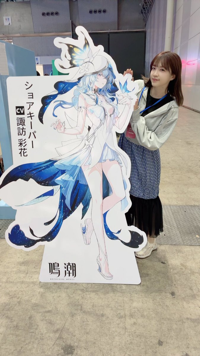 鳴潮 ショアキーパー 諏訪彩花さん直筆サイン色紙 皆さんのそれぞれの衣装もすごくキャラクターに沿ってて素敵でしたよね