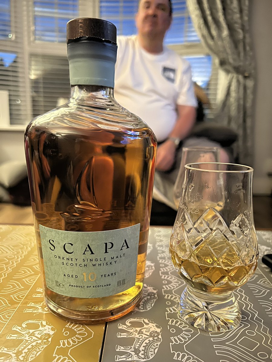 BackforWhisky's tweet photo. Bought this in Sept 2025. 

First pour now I have some space for another open bottle.

Never had a scapa before #ScapaWhisky 

@ScapaDistillery https://t.co/fGV4kTm8PG