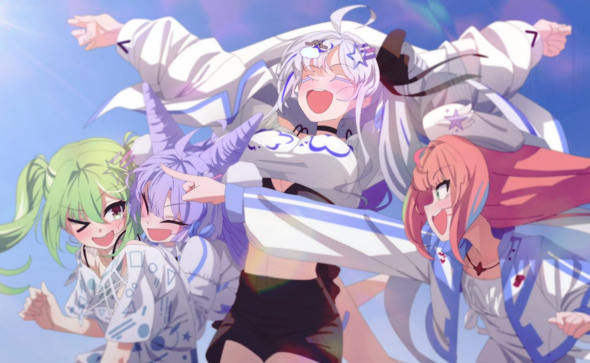 HyunK_NM's tweet photo. 위 아 클리셰!!💚💜🤍🩷
#riko_art 
#shibuki_art
#kumorinart 
#Nanart_ https://t.co/E2idcExkb3