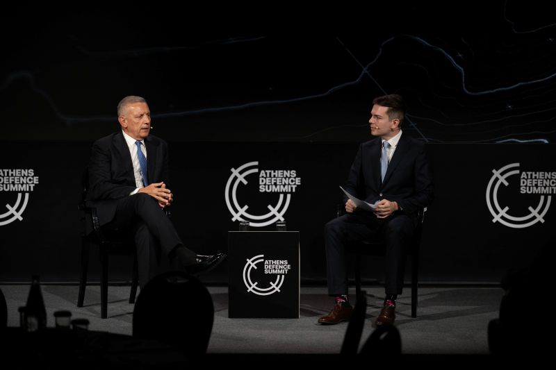 AthensDefence's tweet photo. Bringing frontline strategic insight to the discussion, General (ret.) Konstantinos Floros reflected on leadership and defence priorities in today’s evolving security landscape, in conversation with Adonis Seferlis.
#FreedomThroughDefence https://t.co/ugQARmHikC