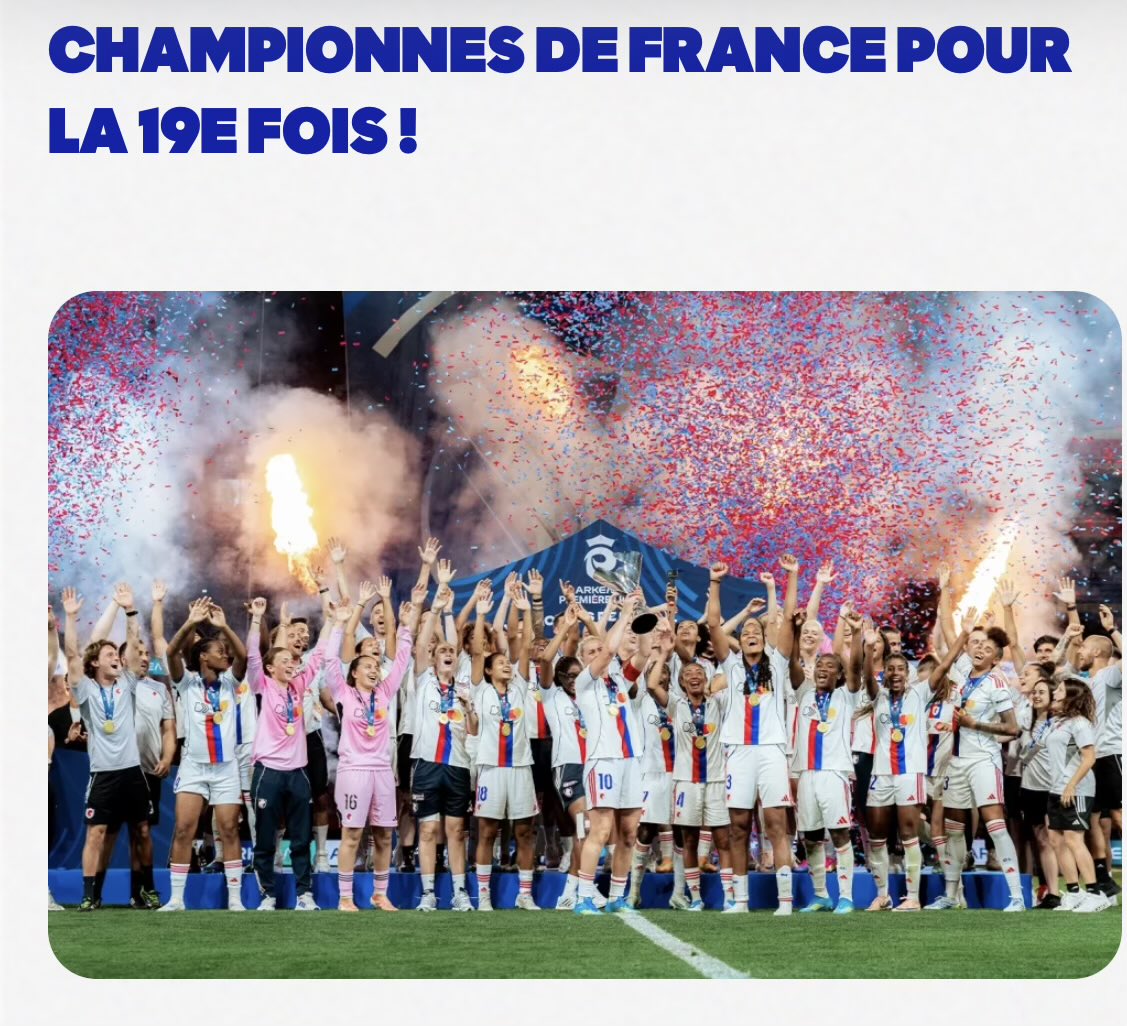 Rompetit's tweet photo. Pas un mot sur le 19e titre des fenottes @ol__lyonnes dans @telefoot_TF1 ce dimanche 31 mai 2026 ?
Sérieusement ?

#ol #ollyonnes https://t.co/sswfa4CN1U