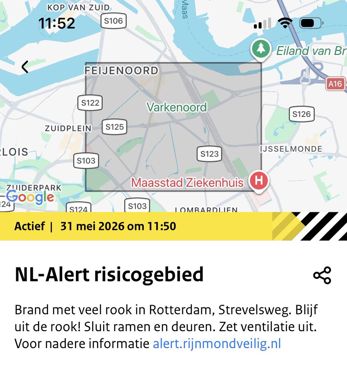 Zeer grote brand in de Lijnzaadstraat, Rotterdam