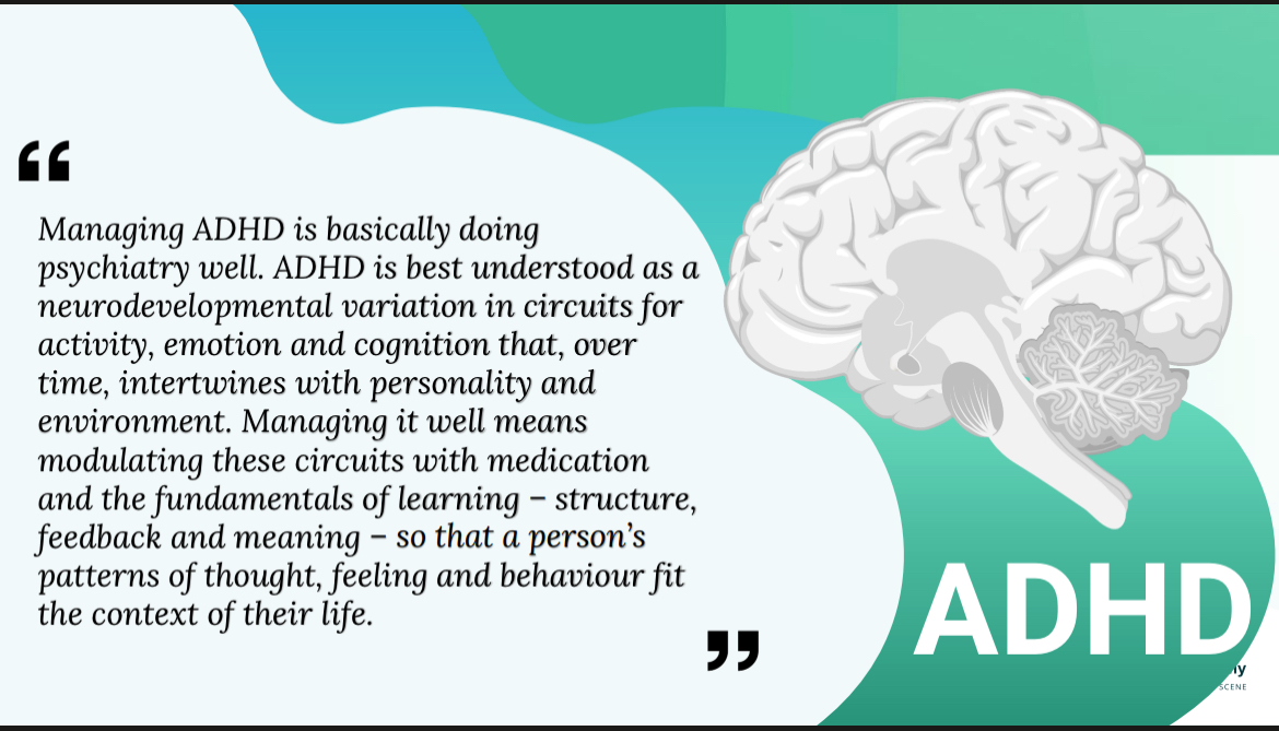 sanilrege's tweet photo. 57% of Adults With ADHD Met Criteria for a Personality Disorder 🚨

A meta-analysis of 11 studies, including 2,120 adults with ADHD, found that 57% met criteria for at least one personality disorder. 

Key findings: 

1. Magnitude of association was large:  rates approximately five- to tenfold higher in adults with ADHD than in the general population estimates. 

2. The most common personality disorder patterns  -passive-aggressive/negativistic PD at 25.3%
-avoidant PD at 23.1%
-borderline PD approx  22%
-depressive PD approx 22%
-dependent PD approx 15%.

3. Limitations: 
- subset of studies and was strongly influenced by specialist adult ADHD outpatient samples, where clinical complexity is likely to be higher.
- heterogeneity 

4. Personality traits often cluster around the same functional domains that are central to ADHD: emotional dysregulation, impulsivity, rejection sensitivity, chronic demoralisation, low self-efficacy, avoidance, interpersonal instability, and dependence on external structure.

Clinical implications : 

1. In teaching, I say, personality development and neurodevelopment are parallel processes.
Personality is neurodevelopment expressed through relationships, coping, threat, shame, reward, inhibition and adaptation.

2. The main clinical implication is that management cannot be reduced to the question of ADHD versus personality disorder, or stimulants versus psychotherapy.

3. These findings point to the need for a developmental formulation.
Treatment must be directed at the person, not only at the ADHD symptom cluster.

Slide from the ADHD masterclass on the Academy.