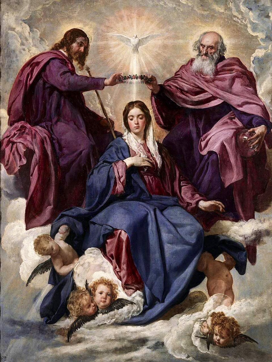 PrayTheRosary's tweet photo. Today is the Feast of the Most Holy Trinity https://t.co/e5LRGBDepq
