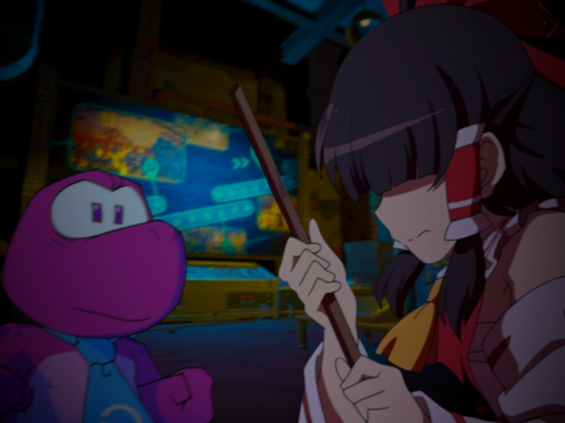 hakureimaidener's tweet photo. "AHH!"

[She bends over and breathes, then looks back at him.]

"I'm sorry. I'm Hakurei Reimu."
"I was... Planning on joining the Farcade!"
"I think you guys could definitely use my help. I am... after all very powerful." https://t.co/rVOFvqVDZg