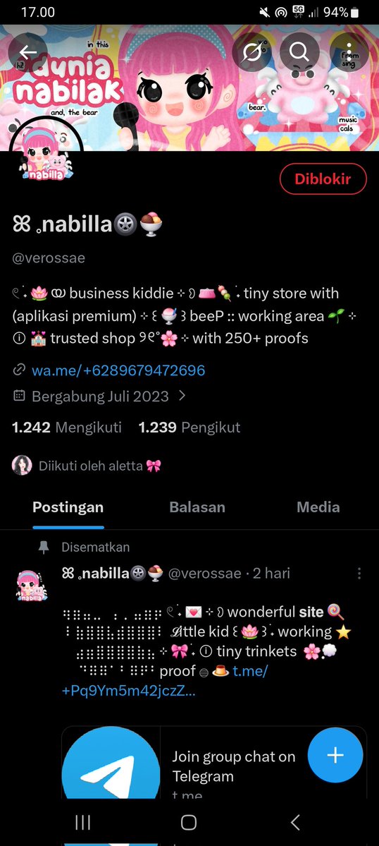 fani • order ke WA! tweet media