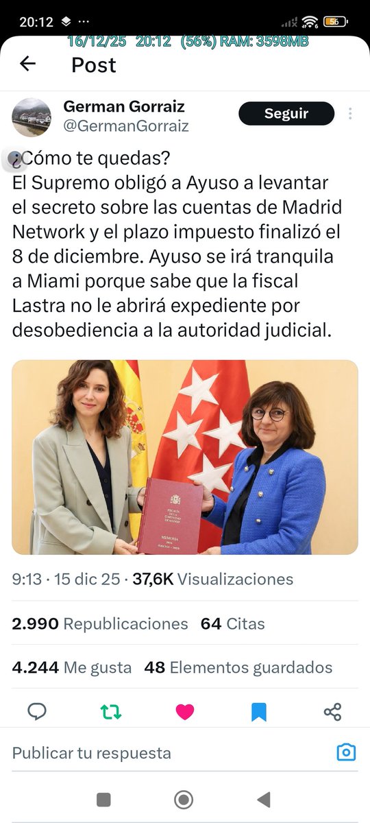 CogitoErgoFuit's tweet photo. @ppmadrid @IdiazAyuso @larazon_es Lo dice la miseria humana que dejó morir como alimañas a 7291 ancianos A SU CUIDADO en base a protocolos criminales que luego falsificó 20 veces, con dejac de funciones/ prevaricac de fiscal jefe A. Lastra
#LadyMuerte
#LaQuirones
#AyusoAPrisión
#NoOlvidamos7291
#NoOlvidamos https://t.co/NqGvnSbjGV