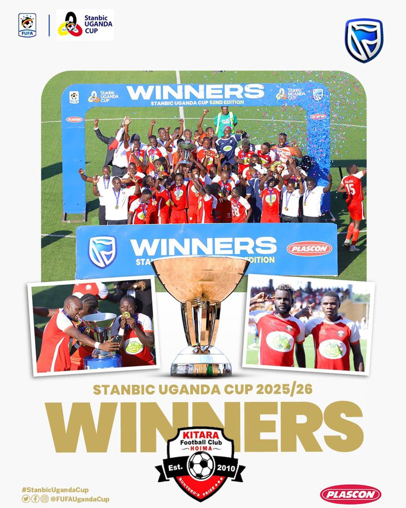 ADkasozi's tweet photo. What a grueling, unforgettable season and we wouldn't change a single second of it. Your unmatched energy carried us across the finish line when we needed it most. We fought together, we refused to quit, and now we stand as winners. Thank you our Royal fans.
#PrideOfBunyoro https://t.co/iuqtlNQS6y