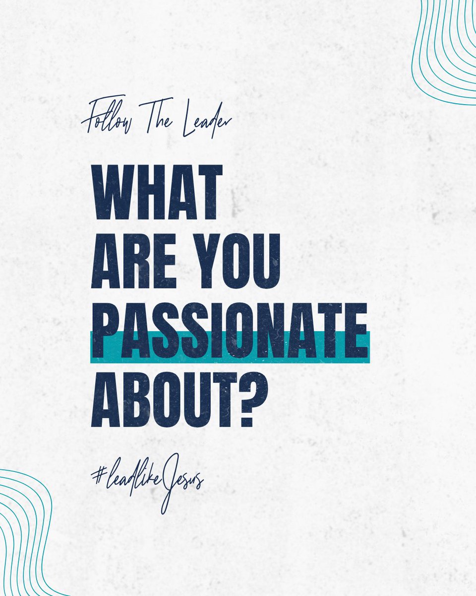 LeadLikeJesus's tweet photo. 💭What are you passionate about? Passion is important in life. Passion for the things of God motivates and inspires. Jesus was known for His passion, His zeal, for God’s reputation and God’s people. Yet passion alone can mislead, and unchecked, can tempt us to choose based on what feels good in the moment. Passion inspired by God will be grounded in and guided by God’s Word and God’s Spirit. Is your God-given passion flagging? Fan it into flame through prayer.

📖Desire without knowledge is not good— how much more will hasty feet miss the way!—  Proverbs 19:2

🙏Prayer:  God, my passion for You can ebb and flow like the tide, deleted by the demands of life and servanthood, or fanned by success. Don’t let me put my trust in passion, but in You. Fan my passion and strengthen me to walk in Your way through Your Word, Your Spirit, and prayer. In Jesus’ name I pray, amen.