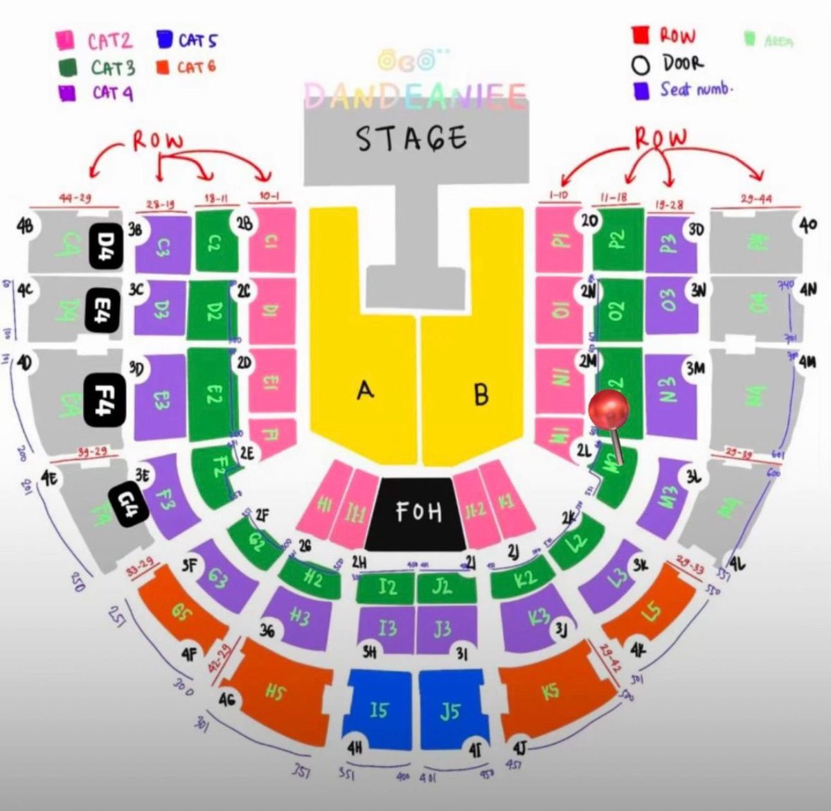 ssyifarull's tweet photo. Exol yg nonton exo planet #6 jakarta dan udh dpt SN/Door/Row, bisa liat maps layout 2 konser dibawah ini

Izin ya kak @jumpingrose @dandeaniee https://t.co/iao5fBmW61