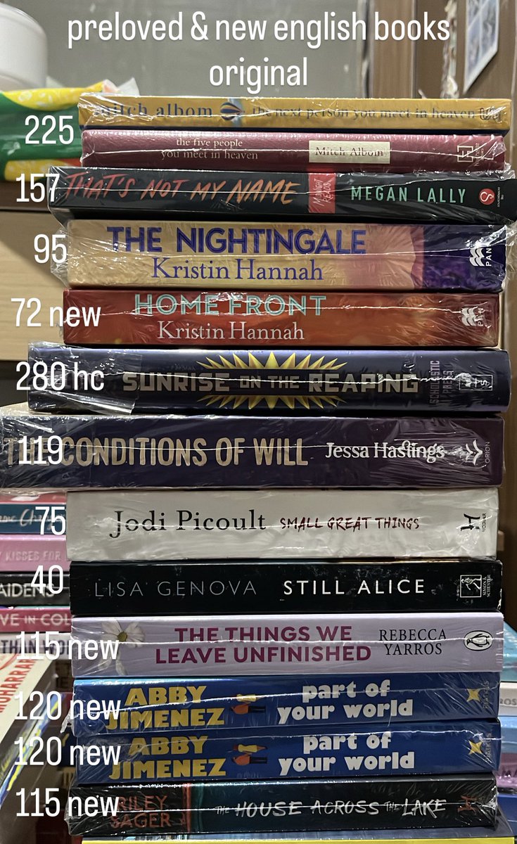 revae08's tweet photo. wts preloved &amp; new english books original
pengiriman dari jakpus
bisa 🍊 https://t.co/93JICeZhFE