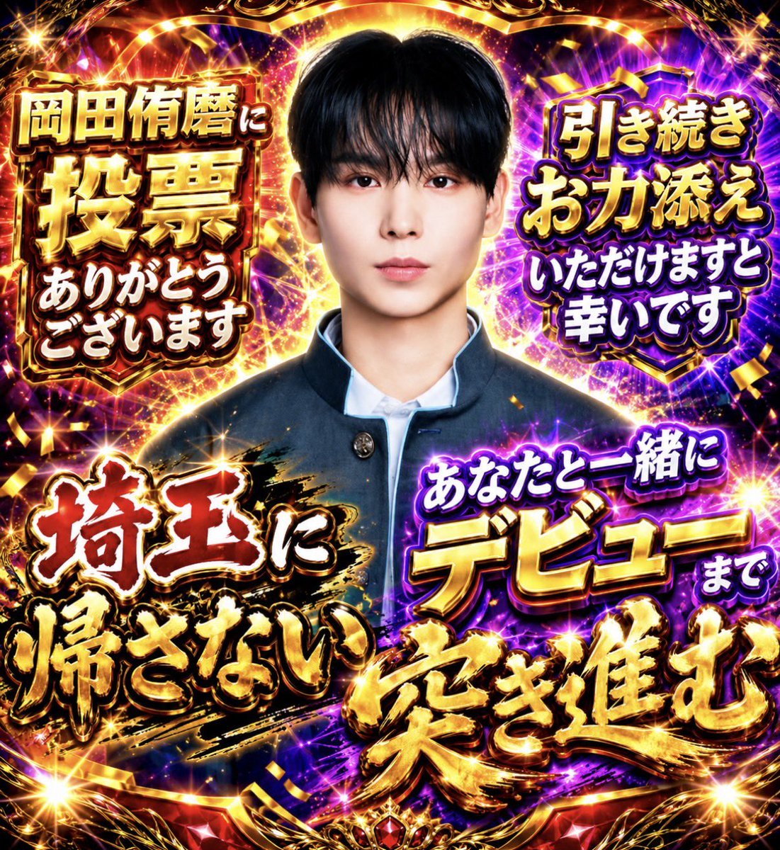 Y@岡田侑磨絶対デビュー‼️ tweet media