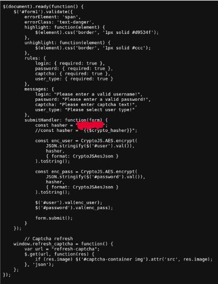 DarthKermi72747's tweet photo. CBSEs DigiLocker portal for schools (https://t.co/O6MRtVUx98) uses client side AES encryption with a hard coded passphrase 

all the encryption logic is in a public JS file where anyone can read it 

This makes the login encryption easy to copy  and not a real security boundary. https://t.co/rY4ctb2ncB