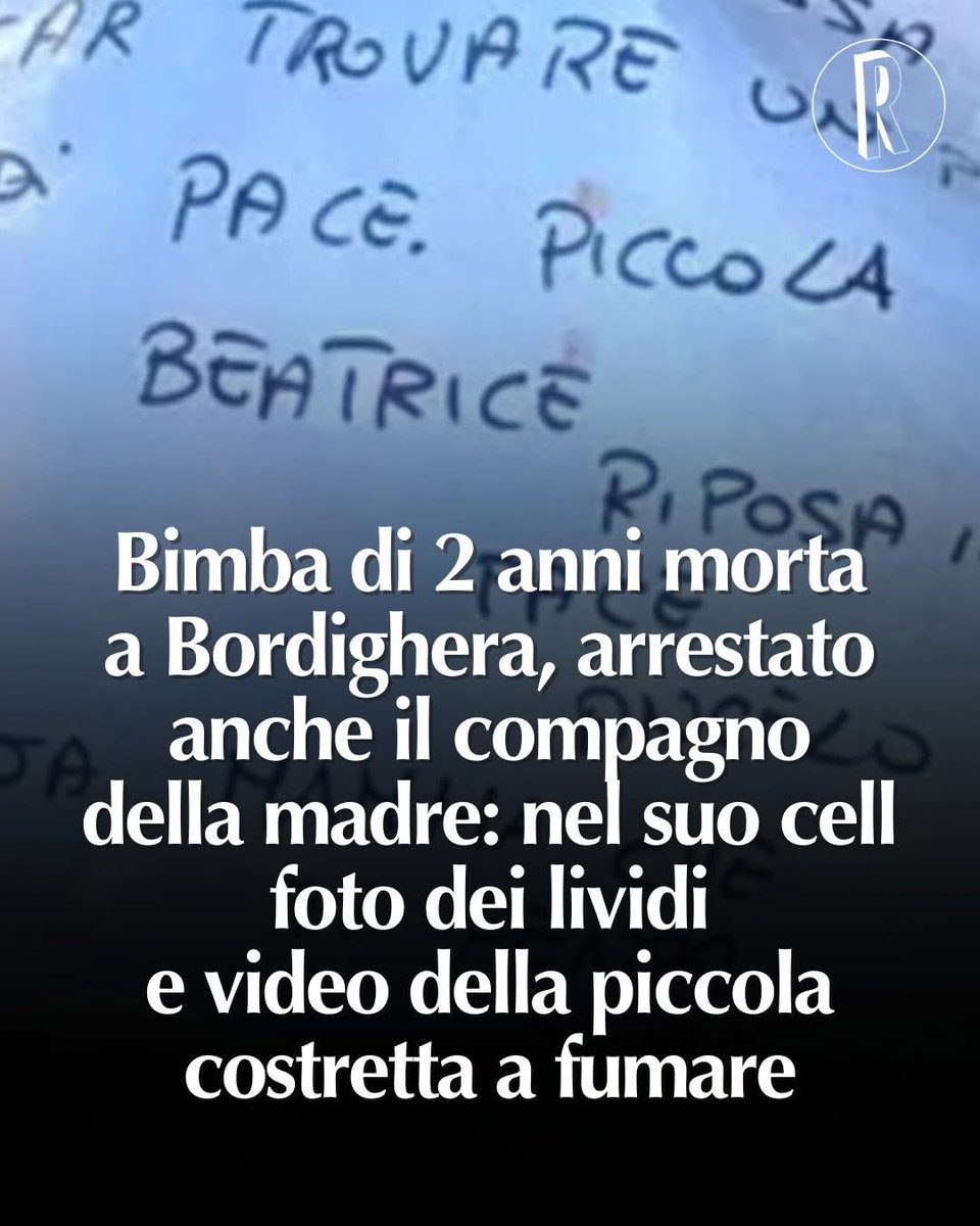 Annyforthecure's tweet photo. #Beatrice di #Bordighera 2 anni e con altre sorelle. Ammazzata dalla madre e dal compagno con sevizie e costretta a fumare tabacco. 2 anni. Dove sono gli #assistentisociali ? Dove sta lo Stato? Dove sta l’ #ergastolo? https://t.co/NXGrCcTfdQ