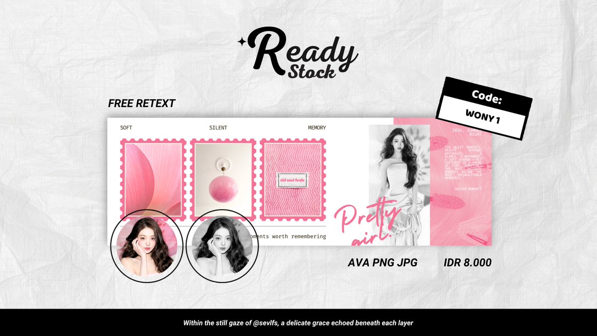 sevlfs's tweet photo. soreee! any interaction would be appreciated,  thank you🤍     

aku membawa layout ready stock WONYOUNG IVE yang siap dibawa pulang melalui dm/tele aku sekarang jugaa! price on pict and payment by QRIS yaa~  
#zonauang #zonajajan #bealanja https://t.co/3TNDIHVYWG