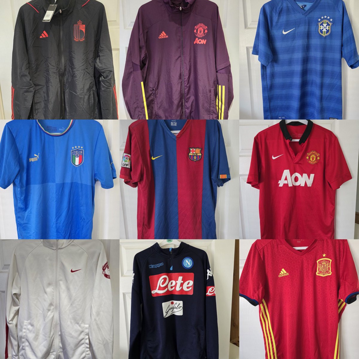 ClassicshirtCDF's tweet photo. New in!!!

All new shirts that have landed this week! 

Let me know if you want details on any of these before I get them properly photographed and listed! 

Plenty of World Cup bargains to be had. https://t.co/XOMSCjxdj0