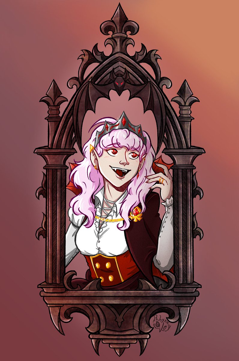 RhynnJoy's tweet photo. 🗣️MCC TODAY!!!
Vampires enjoyers we are so back!

Hope you guys like this frame thingy i got here cause I'm turning these into my first ever merch!😁Be on the lookout for the annoucement!

#vampiressmp #vampiressmpfanart https://t.co/0KEMswSIDy