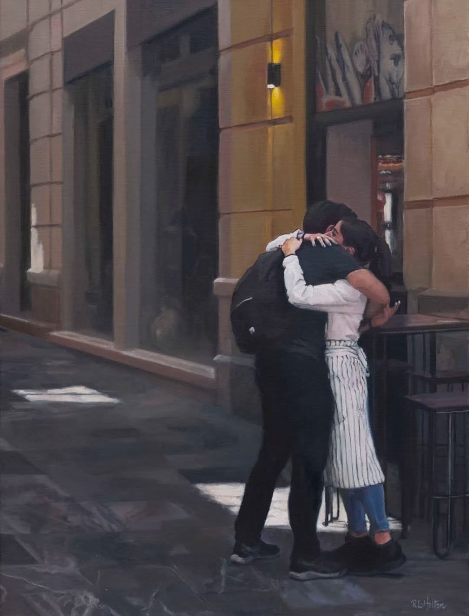 franch_laura's tweet photo. Hoy en #mishopperianos descubro la delicada quietud de Rebecca Holton. Para mí, lo mejor de esta sección dominical es que —más allá de Hopper— se ha convertido en el pretexto perfecto para descubrir nuevos talentos contemporáneos que me interesan.. 

👇🏻Abro hilo. https://t.co/hZBITTV3FR