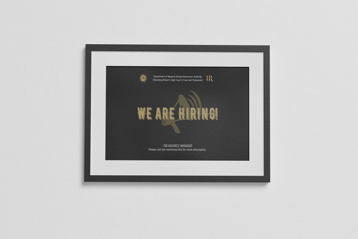 WZ_Recruitment's tweet photo. ⠀   
📣

Telah dibuka lowongan pekerjaan sebagai:

1. Manager of Apothecary
2. Manager of Dogweed and Deathcap
3. Manager of Ollivanders
4. Manager of Wizarding Estate

Silakan periksa (https://t.co/P7ZPrylv03) untuk mengetahui detail dari lowongan.
⠀⠀ https://t.co/O23Zr9eF7P