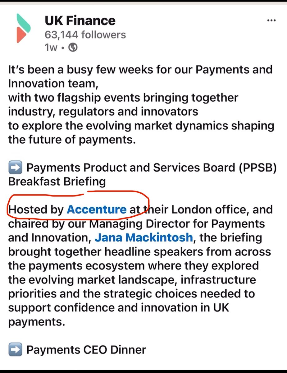 Francis37879301's tweet photo. Victoria Cleland Chief Cashier and Executive Director Payments Bank of England. Spoke at UK finance Briefing Hosted by Accenture🤔 I wonder who is connected to Accenture🤔#ukfinance #bofe #hbar #hedera #accenture others from Bank of England at that briefing. Spend more time on LinkedIn crypto Bros😁
