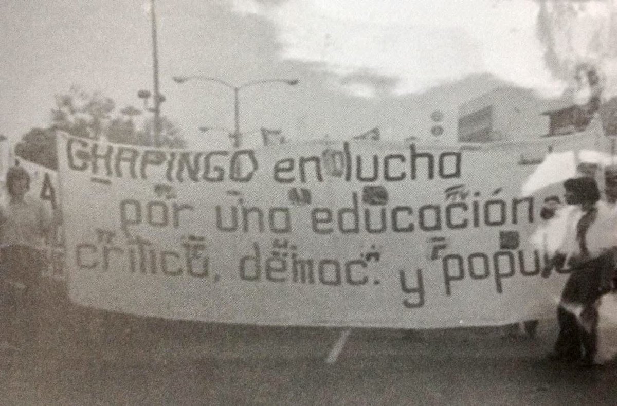 AntorchaOficial's tweet photo. 🔥🚩Hace 52 años se declara el inicio de la huelga que consiguió la autonomía para la Universidad de Chapingo 

Entre 1973 y 1974, grupos de profesores y alumnos de la entonces Escuela Nacional de Agricultura elaboraron proyectos para transformar la escuela y elevar su calidad. https://t.co/OdIFA8Yylu