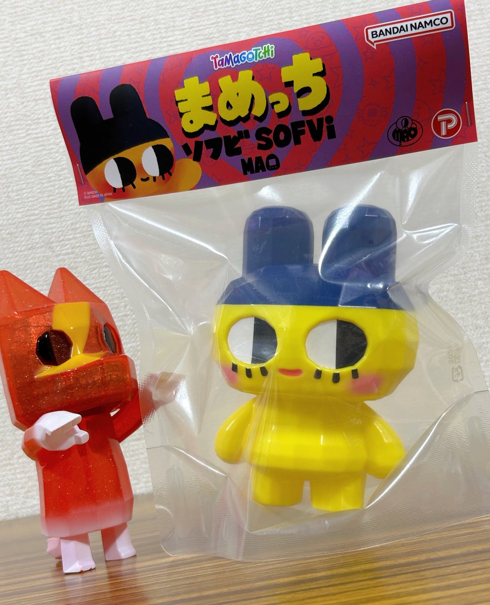 MAOさん✖️まめっちコラボソフビ プレバン枠で当選したぜ！ その節は