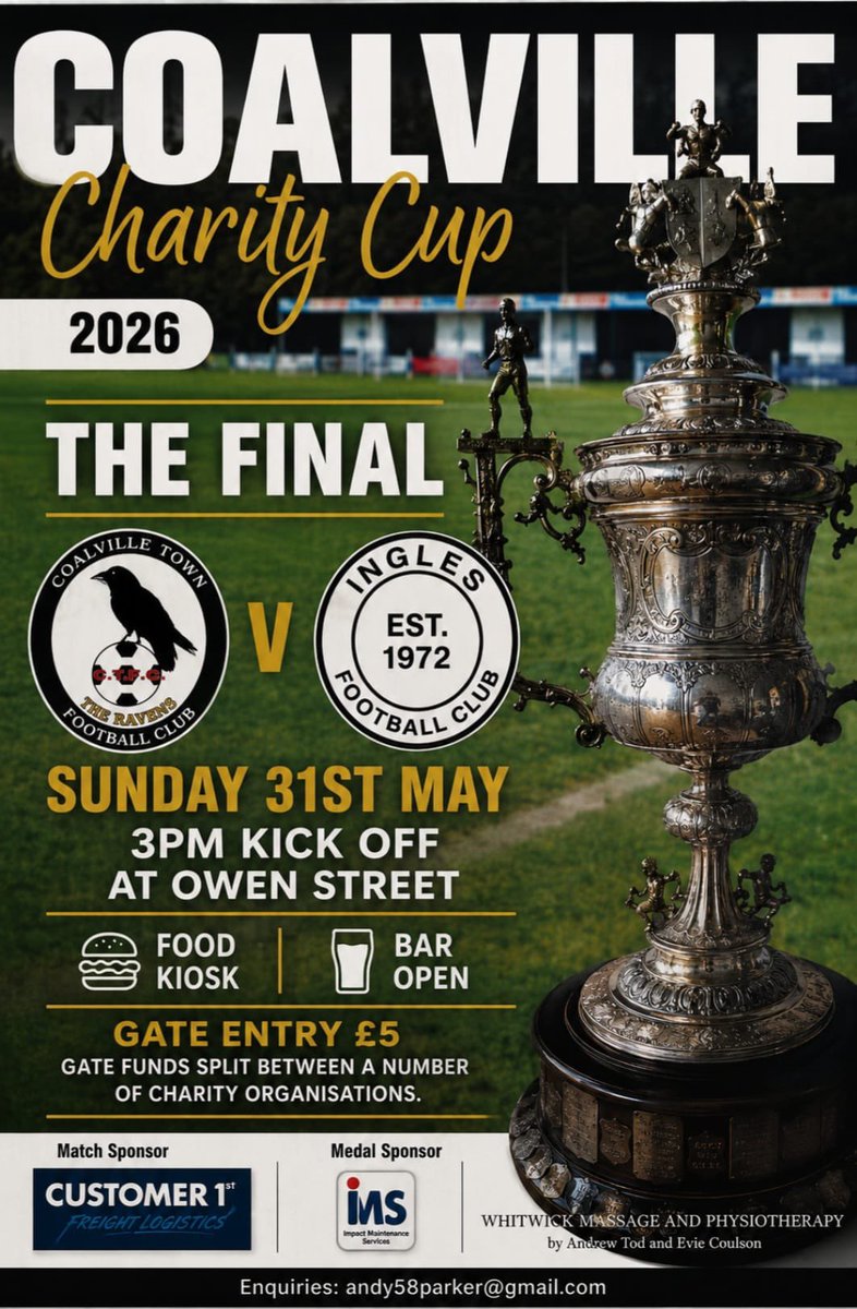 7sRaven's tweet photo. 3pm kick off today our U21s in the Charity Cup Final https://t.co/ueL2Z177sg