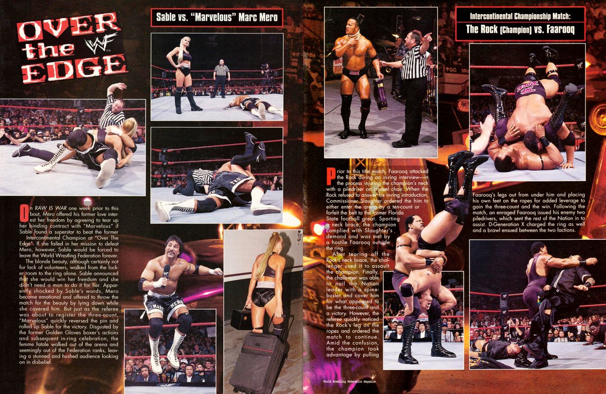 WWFWrestling1's tweet photo. WWF Over the Edge: In Your House report from WWF magazine. 📰 @keithegreenbeeg #WWF #WWE #OvertheEdge https://t.co/BnymD7KHv7