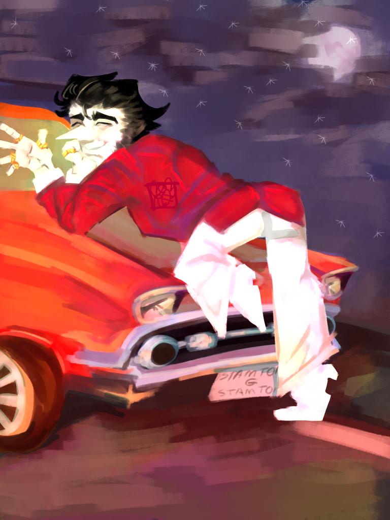SondoosP's tweet photo. Spamton and his car cuz why not 
#spamton #deltarune https://t.co/OVecxegdBt
