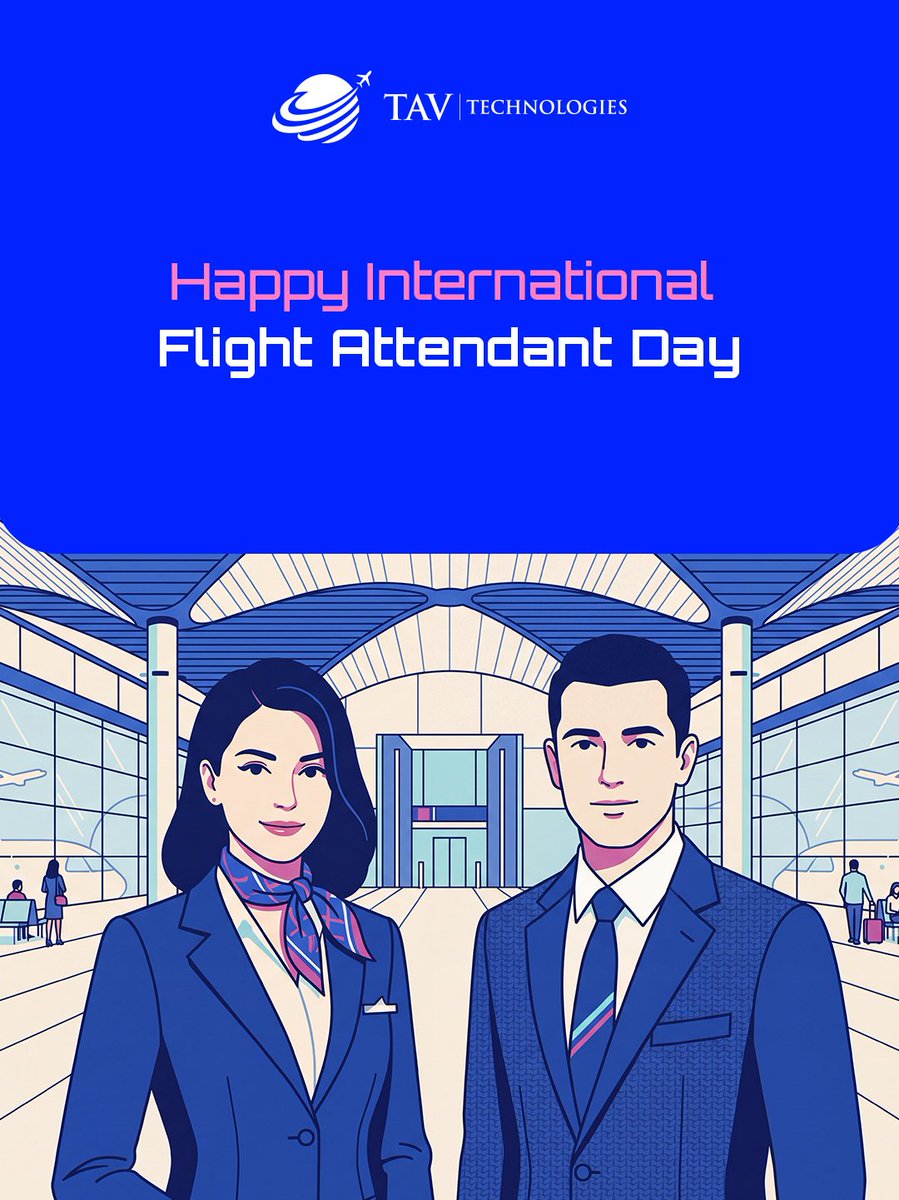 TAVTechnologies's tweet photo. Happy International Flight Attendant Day to the crews who move the world with a smile! https://t.co/MXyYI3Ahzt
