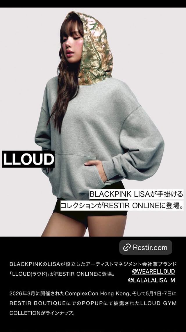 LiLiRin_LM's tweet photo. @RESTIR_jp Online release - LLOUD
@wearelloud
🔗https://t.co/9RsxQLJiPQ
Starts at 21:00 JST, May 30.
Available at RESTIR ONLINE.
#LISA #LLOUD #RESTIR https://t.co/tzBXVURxwl