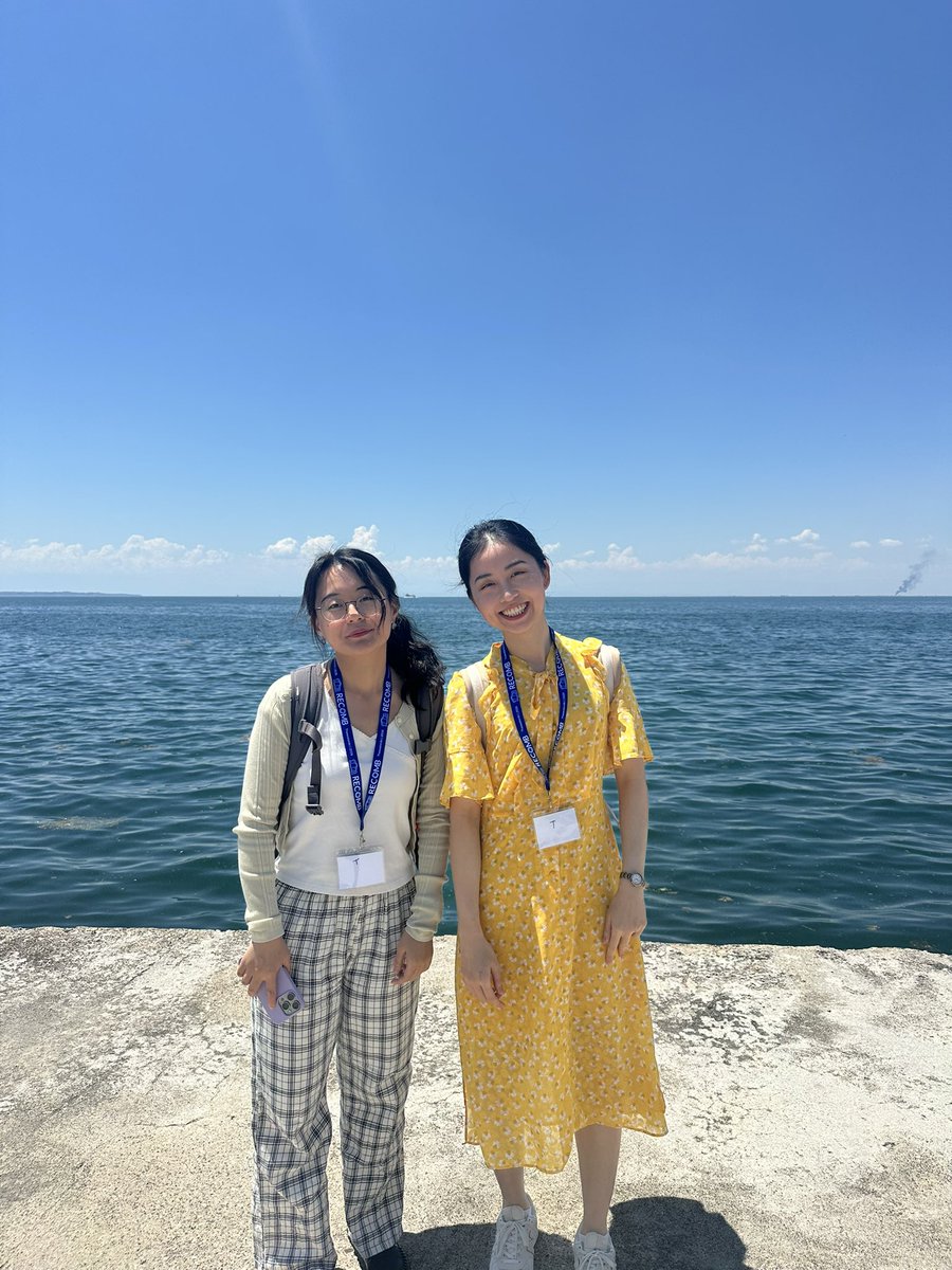ruyic818's tweet photo. A few days at RECOMB - interesting research, learned a ton, and ran into an old friend I hadn't seen in 3 years. Conferencing by the sea in Thessaloniki is truly beautiful. https://t.co/9mU2nq1RFg