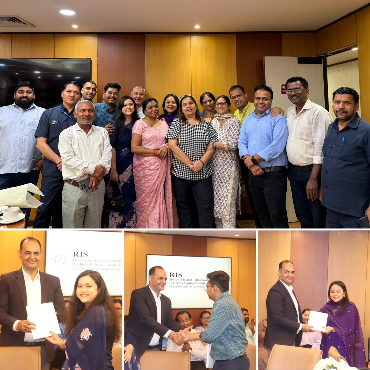 RIS_NewDelhi's tweet photo. 𝐑𝐈𝐒 𝐟𝐚𝐦𝐢𝐥𝐲 𝐞𝐱𝐭𝐞𝐧𝐝𝐬 𝐡𝐞𝐚𝐫𝐭𝐟𝐞𝐥𝐭 𝐠𝐫𝐚𝐭𝐢𝐭𝐮𝐝𝐞 𝐚𝐧𝐝 𝐰𝐚𝐫𝐦 𝐰𝐢𝐬𝐡𝐞𝐬 𝐭𝐨 𝐌𝐫. 𝐉.𝐁. 𝐓𝐡𝐚𝐤𝐮𝐫𝐢 𝐨𝐧 𝐡𝐢𝐬 𝐬𝐮𝐩𝐞𝐫𝐚𝐧𝐧𝐮𝐚𝐭𝐢𝐨𝐧

Since joining RIS in 1995, Mr. J.B. Thakuri (fondly known as JB) has been an integral part of the institution’s journey. We thank him for his three decades of dedicated service and invaluable contributions. 

We wish him good health, happiness, and continued fulfilment in the years ahead. We look forward to seeing him enjoy a well-deserved and rewarding new innings.
While he may be retiring from active service, Mr. Thakuri will continue to remain an integral part of the RIS family and its journey.

🎬 𝐖𝐚𝐭𝐜𝐡 𝐭𝐡𝐢𝐬 𝐬𝐩𝐞𝐜𝐢𝐚𝐥 𝐯𝐢𝐝𝐞𝐨 𝐜𝐞𝐥𝐞𝐛𝐫𝐚𝐭𝐢𝐧𝐠 𝐡𝐢𝐬 𝐣𝐨𝐮𝐫𝐧𝐞𝐲 𝐚𝐧𝐝 𝐦𝐞𝐦𝐨𝐫𝐢𝐞𝐬 𝐚𝐭 𝐑𝐈𝐒 🔽

@SKSharma_World @seshadrichari @RajanRatna @Prabir_India @TheAtulKaushik @sujeetsamaddar @shishir_sh @rakeshkhar @sabya_saha @pdash76 @PV_Chat @AmitK_PhD @susheco @RenuuMann @GaurPankhuri @cmec_ris @DakshinNews @AIC_aseanindia @fitm14 @fisd19 @forum_blue
@FIDC_NewDelhi