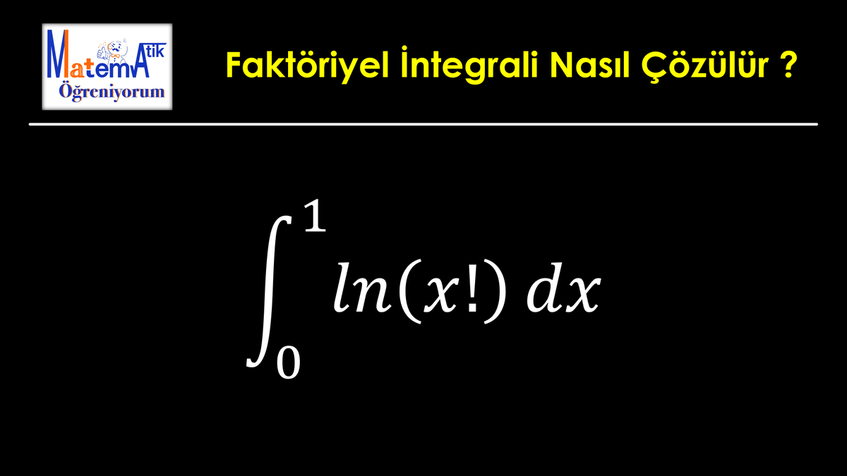 VolkanK14488023's tweet photo. Faktöriyel İntegrali Nasıl Çözülür? Gamma Fonksiyonu ve Euler Yansıma Formülü 🧠
#matematik #integral #gammafonksiyonu #kalkülüs #analiz #ilerimatematik #universatematematik #yks2026 #aytmatematik #matematikselispat #mühendislikmatematiği
https://t.co/OjoCZ4ZzHK https://t.co/durpPBeUUn